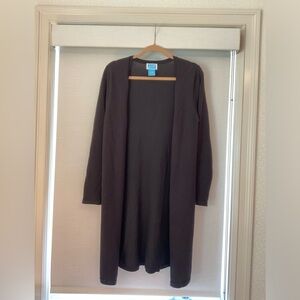 Survival Long Black Cardigan- Medium